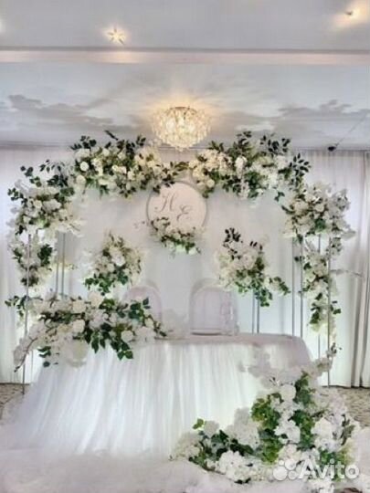 Украшение зала на свадьбу, беседки, ресторана