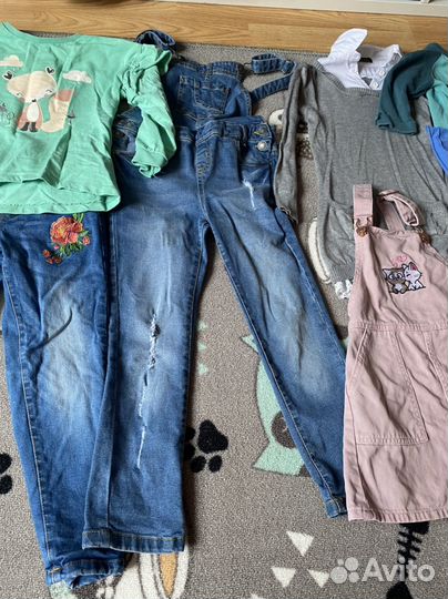 Вещи пакетом на девочку 110-116