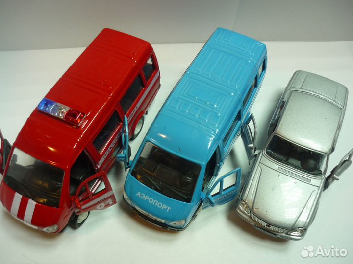 Волга, ГАЗель m1:34