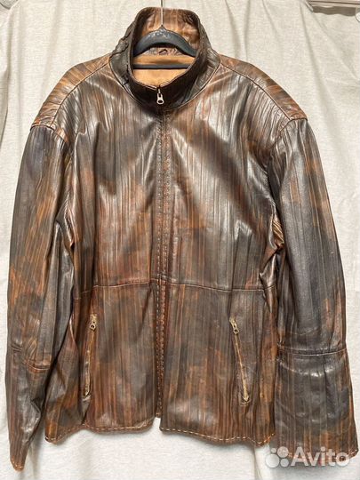 Кожаная куртка пилот Levinson, 54-56р