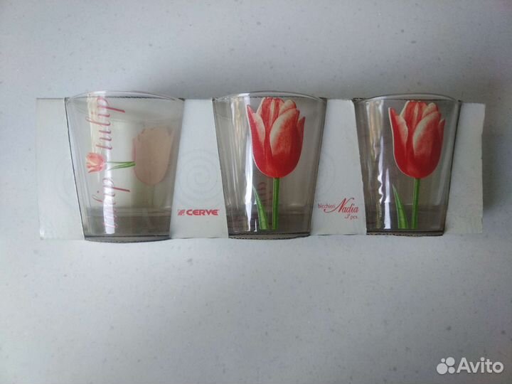 Стаканы 3 шт в упаковке