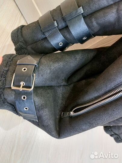 Дубленка авиатор женская