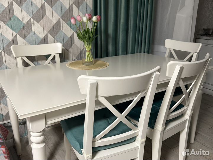 Стол обеденный раздвижной IKEA