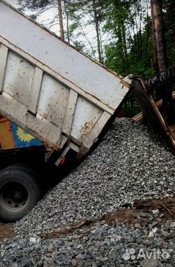 Щебень гравийный 5-20 с доставкой