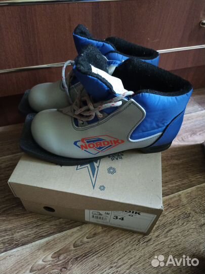 Лыжные ботинки Nordik детские 34р