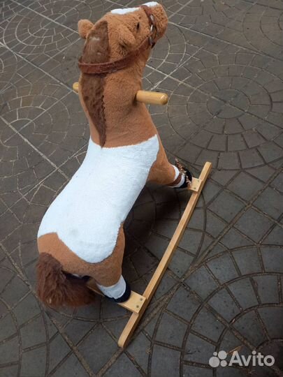 Детская лошадка качалка