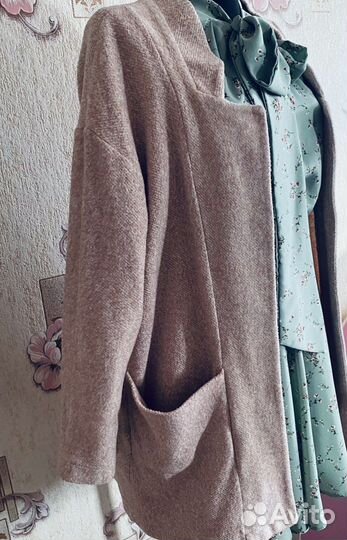 Жакет пудровый pull&bear 44 46