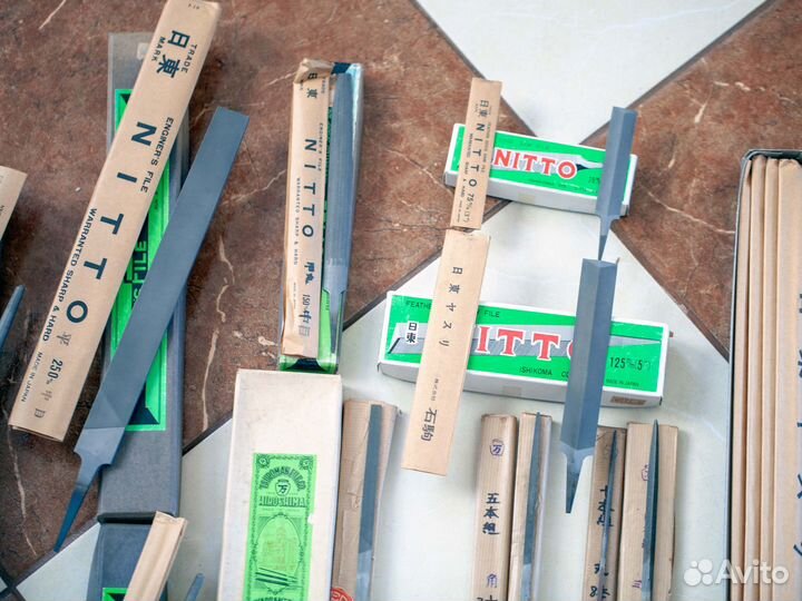 Японские напильники разные с хранения