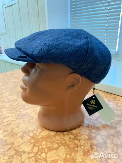 Кепка бейсболка мужская кожаная