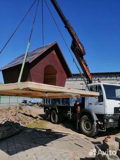 Услуги манипулятора-самосвала, экскаватор,Грейфер