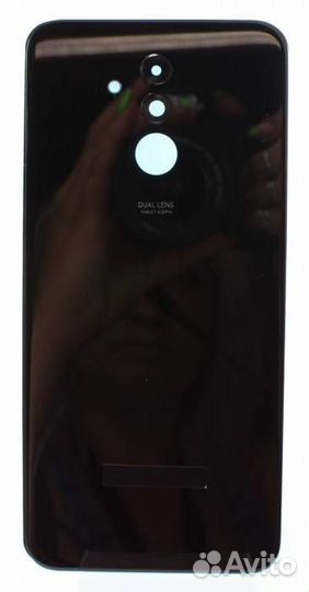 Задняя крышка для Huawei Mate 20 Lite Черная со ст