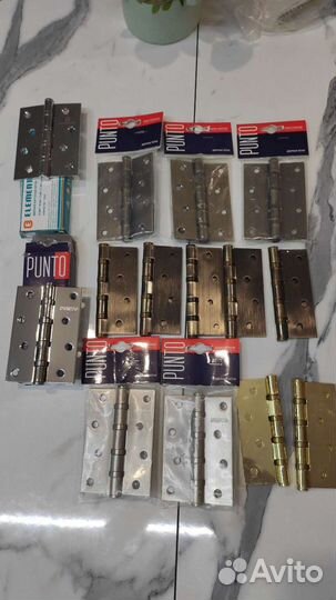 Петли дверные, врезные карточные