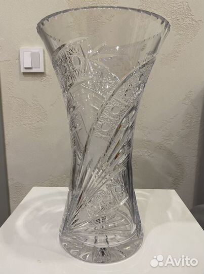 Хрустальная ваза для цветов Bohemia