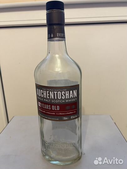 Пустые бутылки из под виски