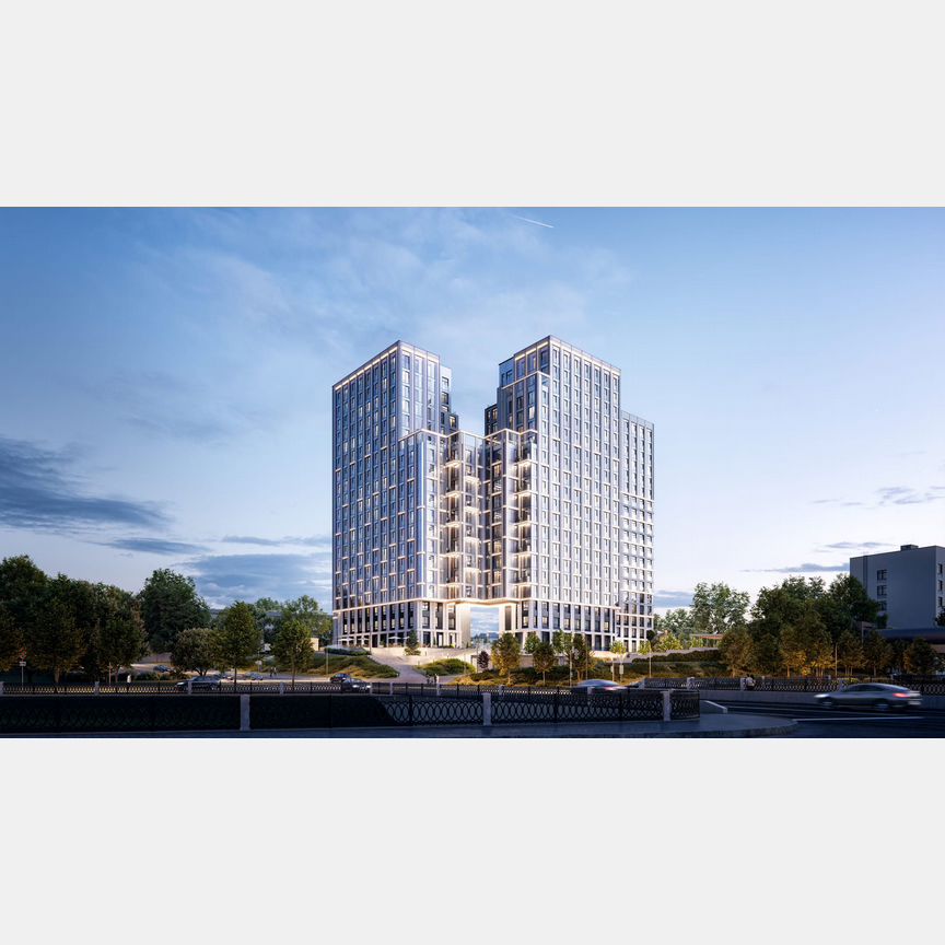 3-к. апартаменты, 86,7 м², 15/20 эт.