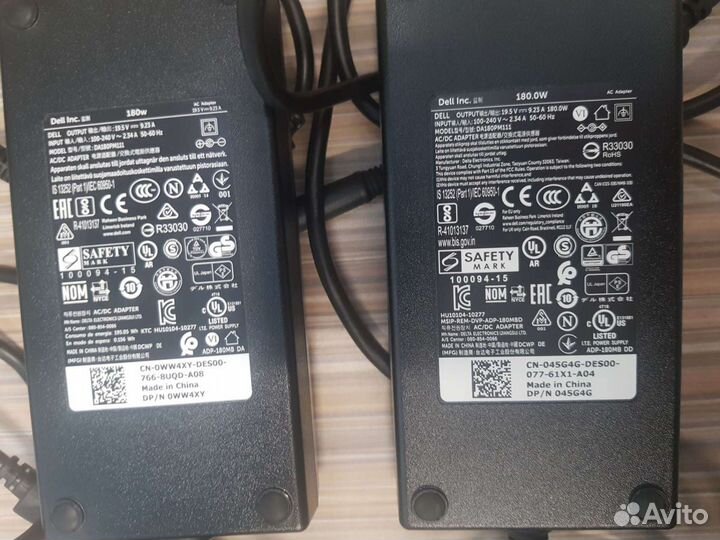 Блок питания для ноутбука Dell 180w 19,5V-9,23A