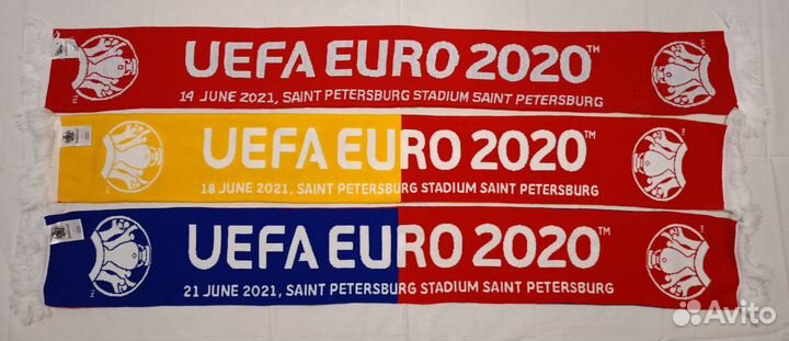 Матчевые шарфы с Евро-2020