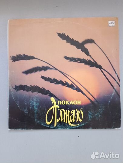 Виниловые пластинки поклон Алтаю
