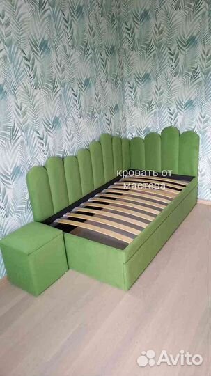 Детская кровать диван с мягкими бортиками