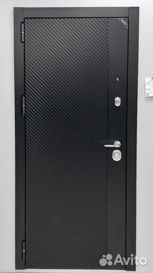 Дверь входная с зеркалом Диагональ