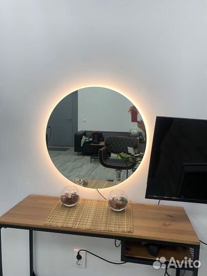 Зеркало с подсветкой 65см