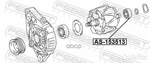 Подшипник генератора;toyota cresta
