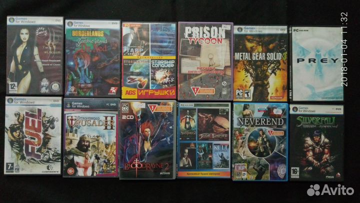 Диски и игры на PC и компьютер