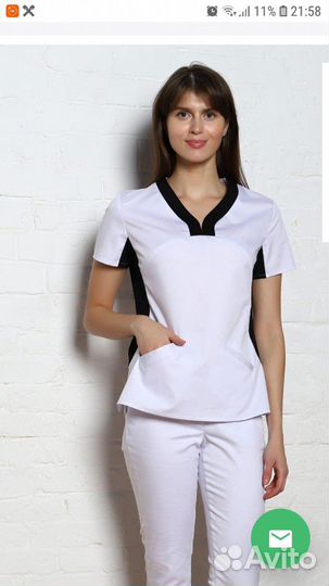 Блуза медицинская новая/медицинская одежда