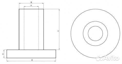 Втулка 100*125*90