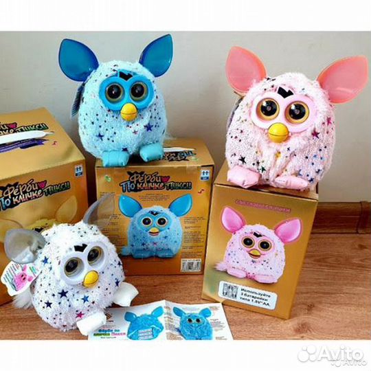 Новый Ферби Пикси Gold Блестящий