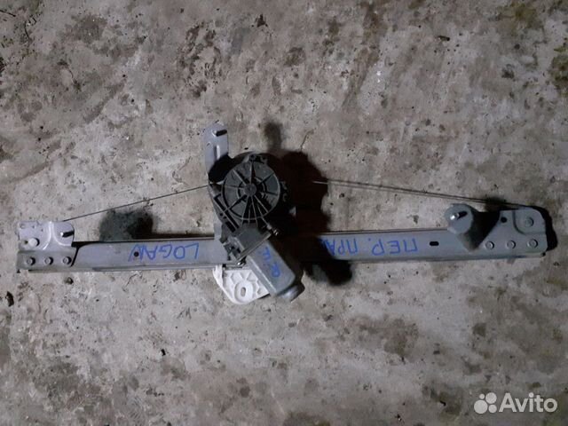 Передний правый стеклоподъёмник Рено Логан Logan