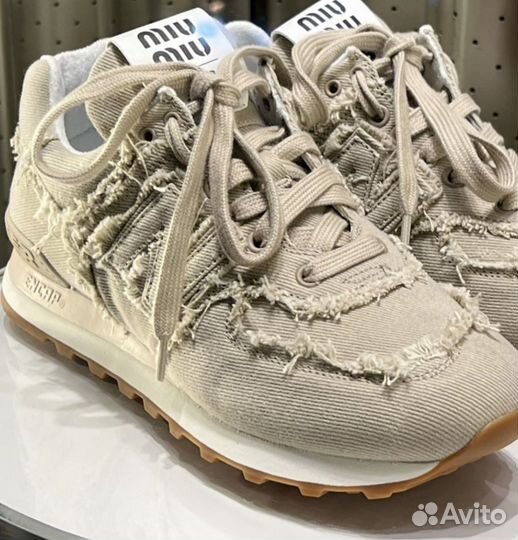 Кроссовки женские new balance 574 miu miu