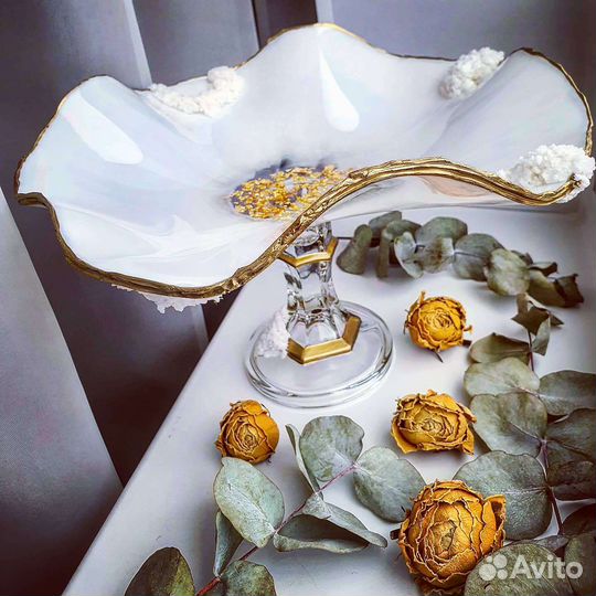 Ваза из эпоксидной смолы