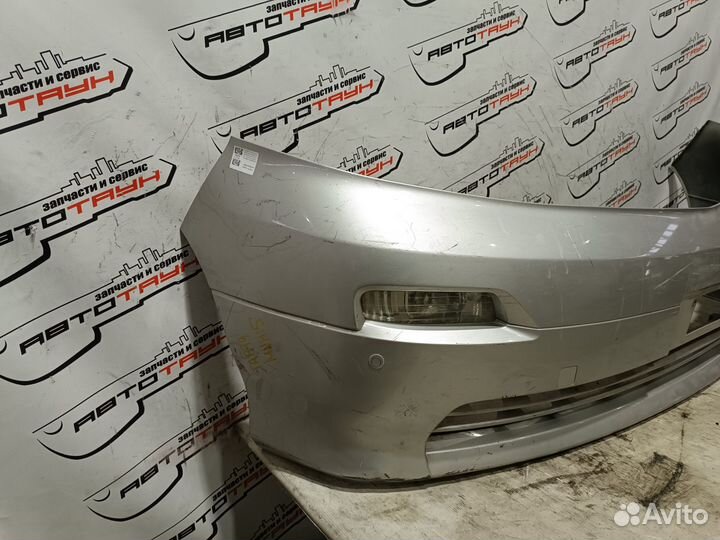 Бампер toyota alphard ANH10W ANH15W MNH10W MNH15W 5211958020A0 узкая туманка 1 модель передний сереб