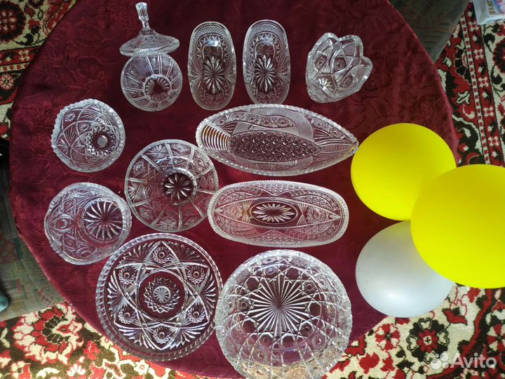 Ваза Салатник Хрусталь СССР