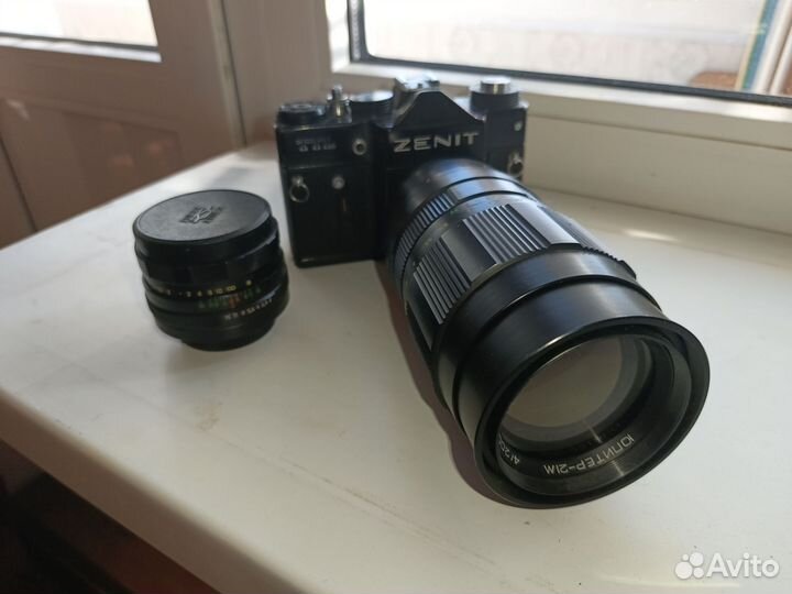 Объектив Юпитер 21м 4 200 + фотоаппарат zenith
