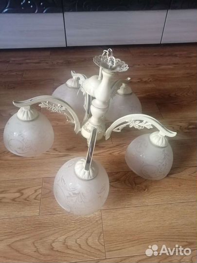 Люстра потолочная бу