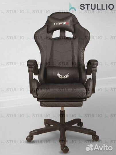 Компьютерное игровое кресло геймерское с массажем