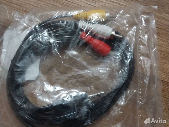 Кабкль 3RCA - Mini Jack 3.5мм (17мм)