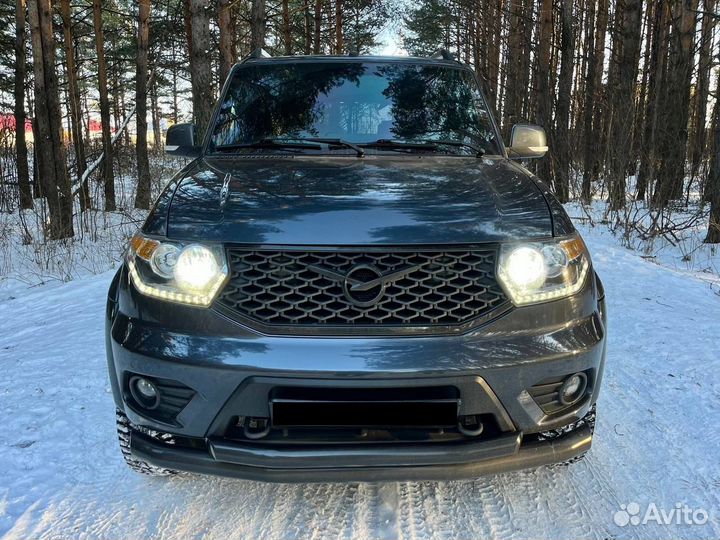 Защита переднего бампера УАЗ Patriot