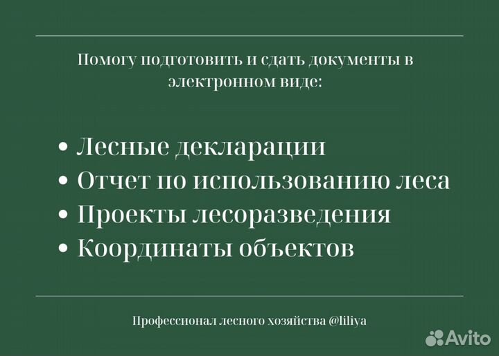 Проект освоения лесов, лесная декларация