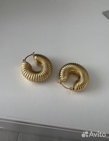 Серьги в стиле celine
