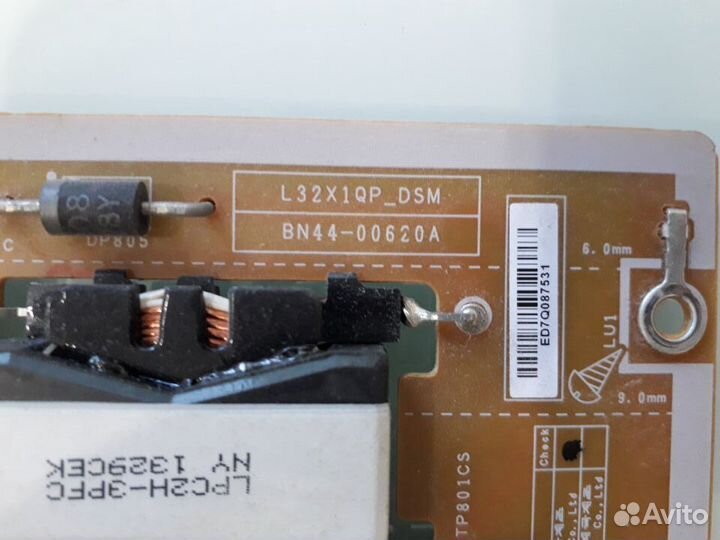 Разбор Samsung ue32f6800ab