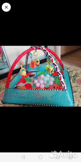 Развивающий коврик новый