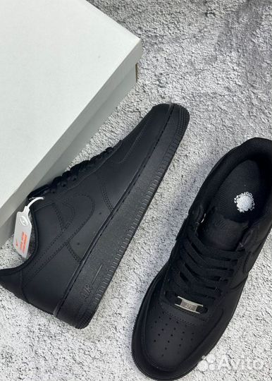 Кроссовки Nike Air Force 1 Supreme Black