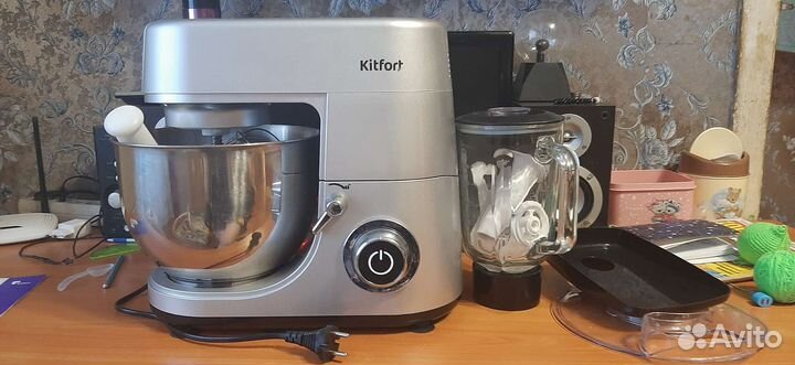 Планетарный миксер kitform. Кухонный комбайн