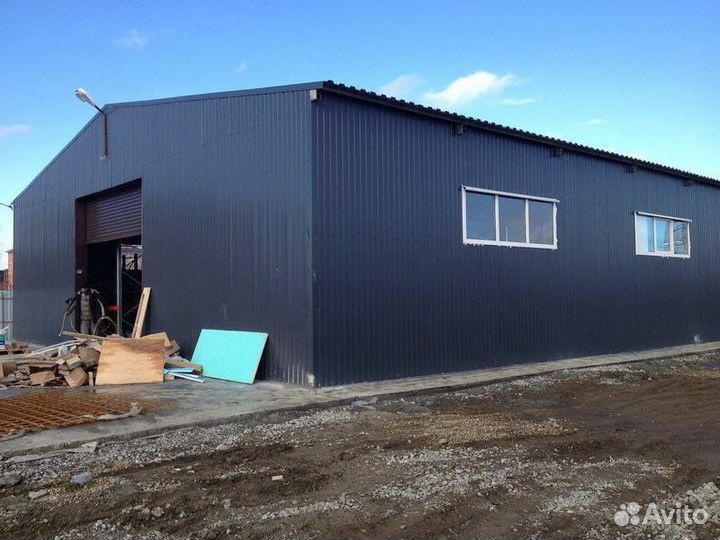 Строительство ангаров, магазинов, коровников