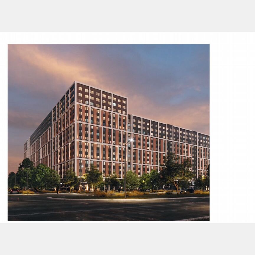 2-к. апартаменты, 58,2 м², 12/14 эт.