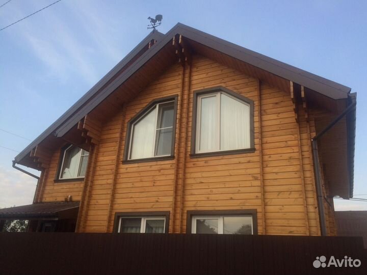 Строительство домов. Строительная бригада