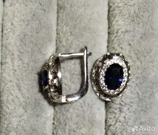 Серьги серебро